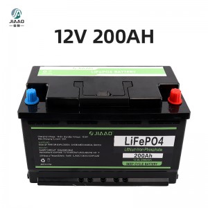 가오린산철 리튬 전지 lifepo4 12v100/200AHrv 선박용 깊이 순환 bms 블루투스 리튬 전지
